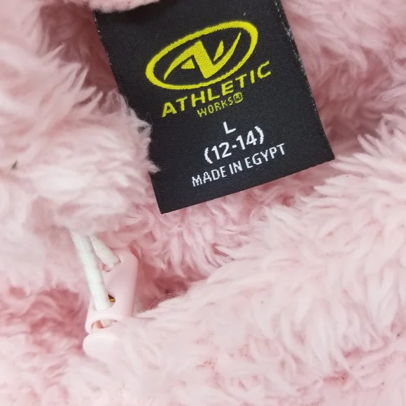 Athletic Works Women's Faux Sherpa Pullover Hoodie L - Picture 3 of 3